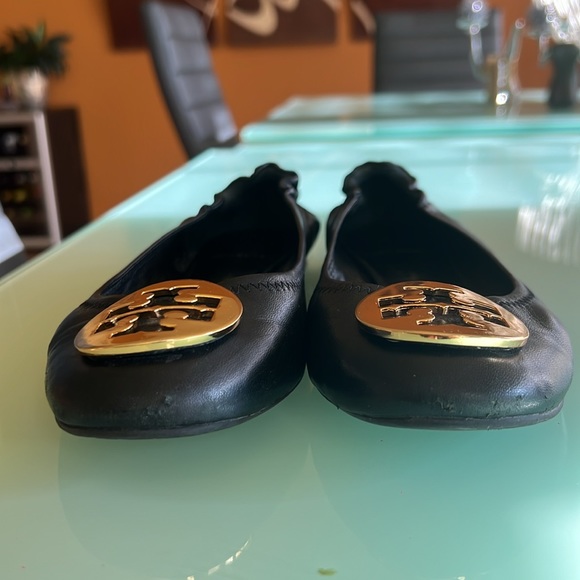 Tory Burch Black Ballet Flats - Picture 2 of 6